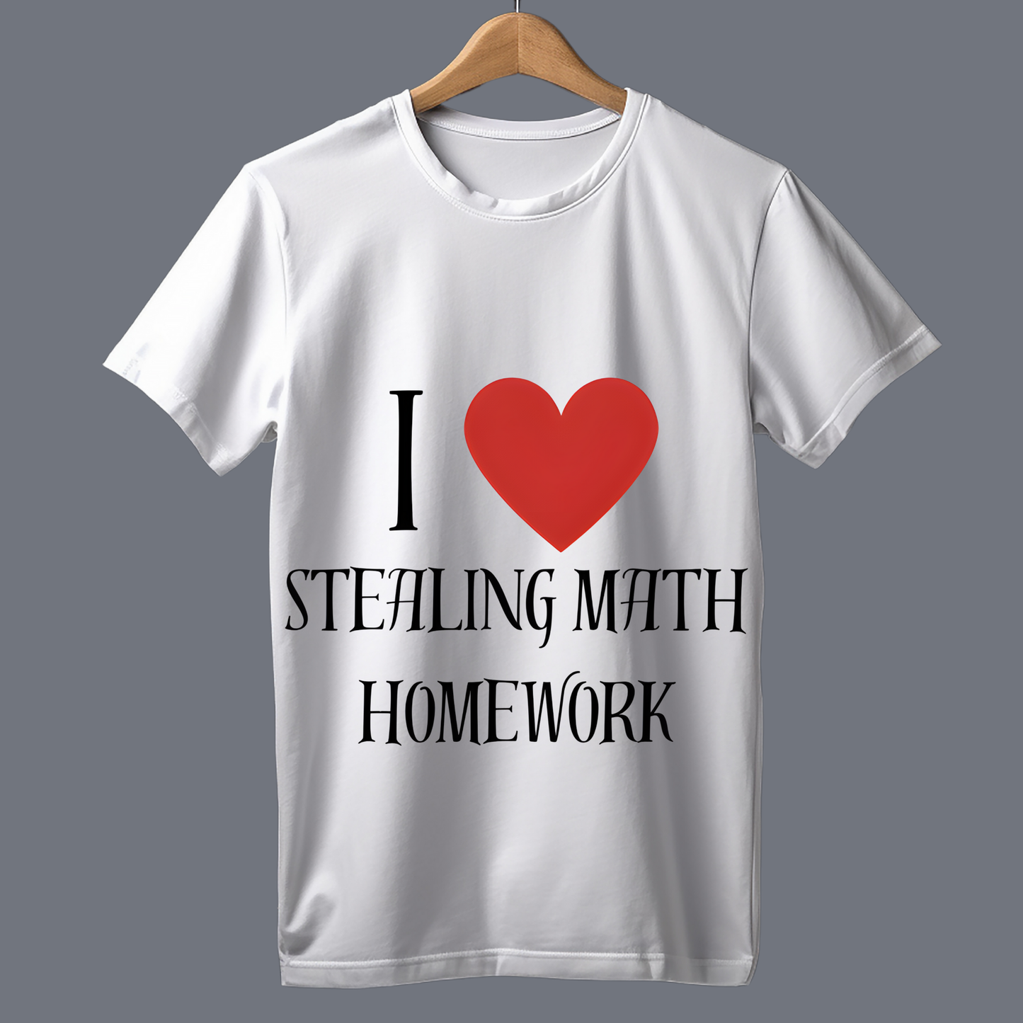 I love stealing math homework - T Shirt