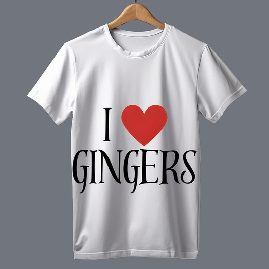 I love Gingers - T Shirt