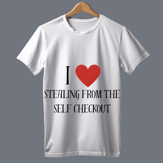 I love stealing from the self check out - T Shirt